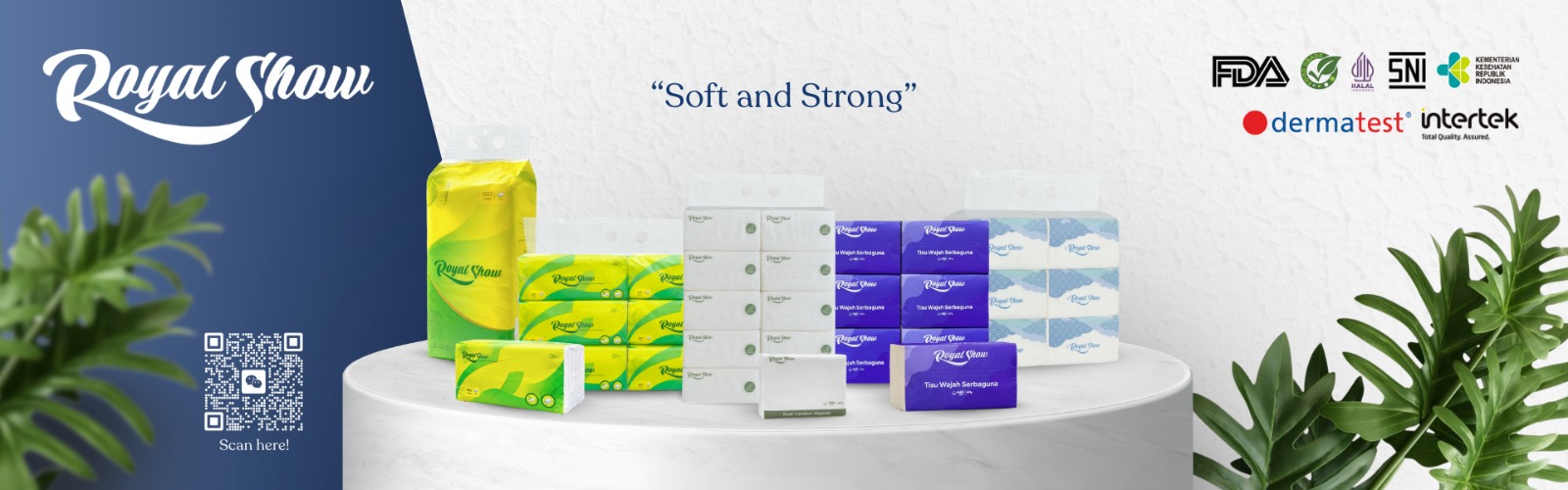 Pabrik Royal Show, mesin produksi tisu modern di Cikande, Banten